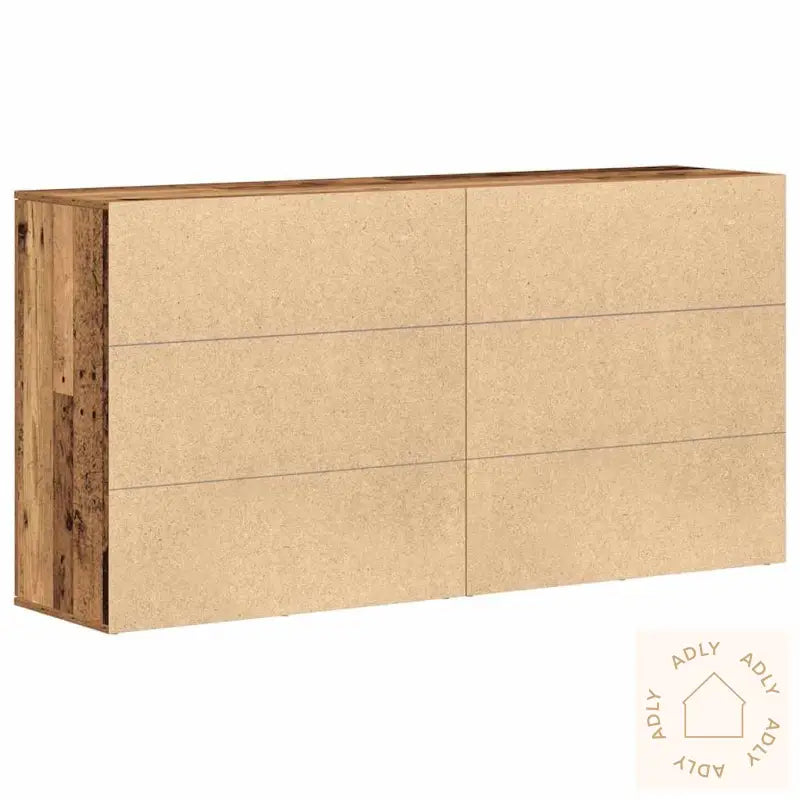 Sideboards 2 Stk Gammelt Tre 79X38X80 Cm Konstruert Tre