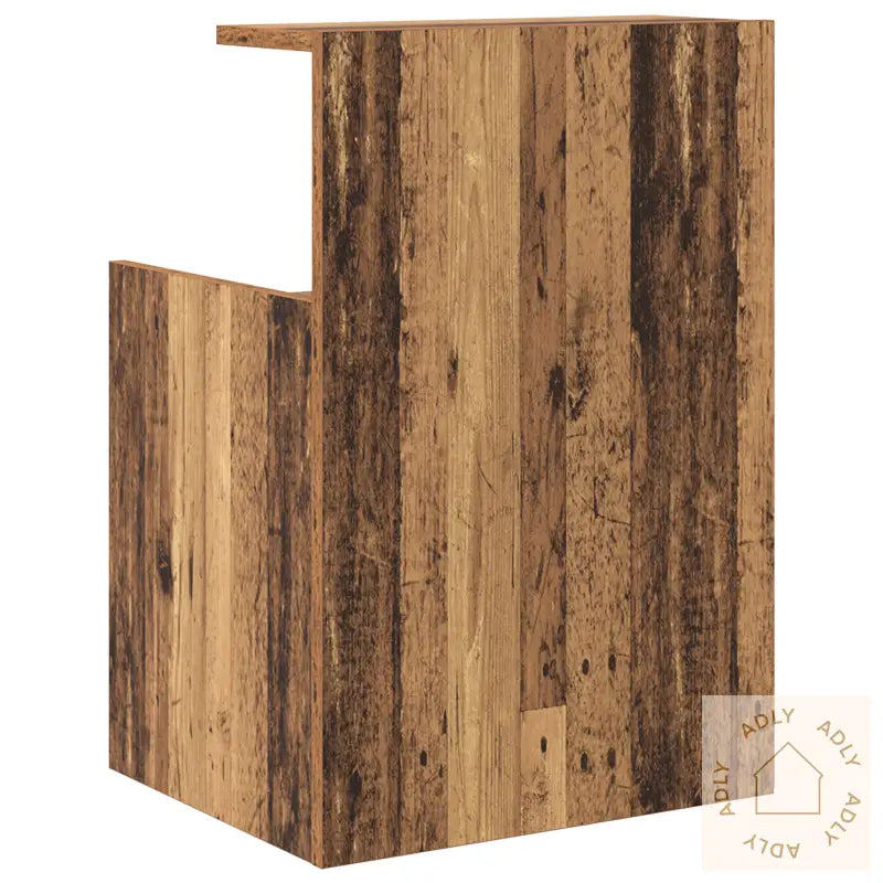 Sengeskap 2 Stk Gammelt Tre 40X35X60 Cm Konstruert Tre