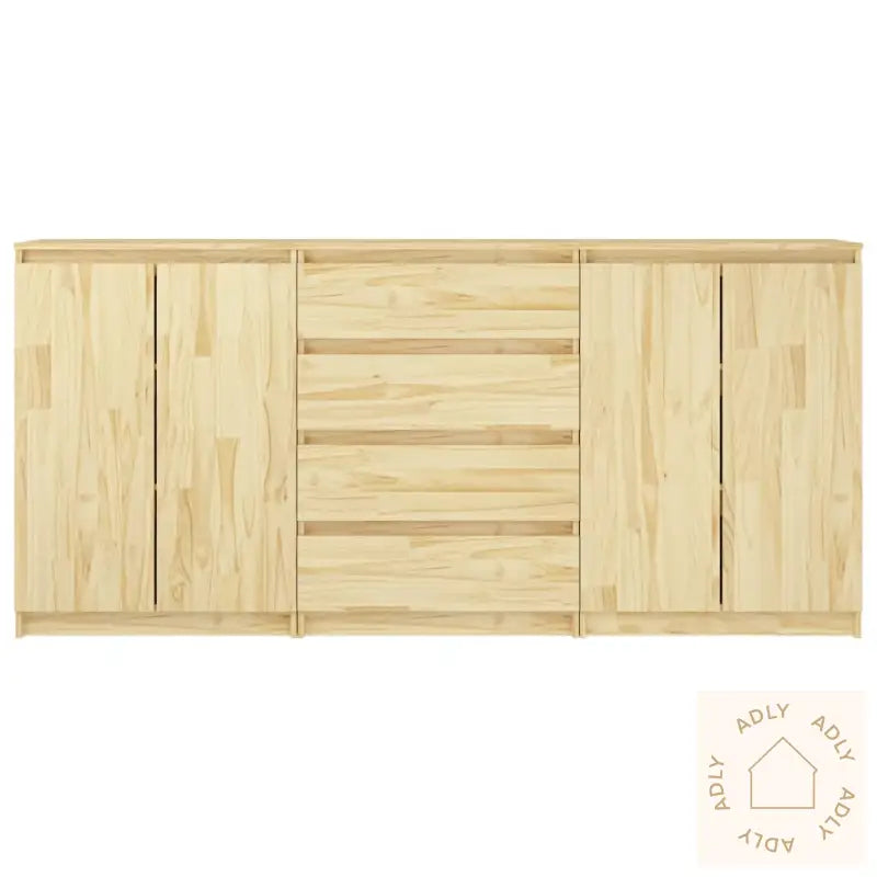 Sideskap 3 Stk Heltre Furu