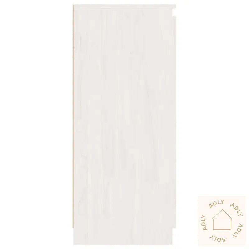 Sideskap 3 Stk Hvit Heltre Furu