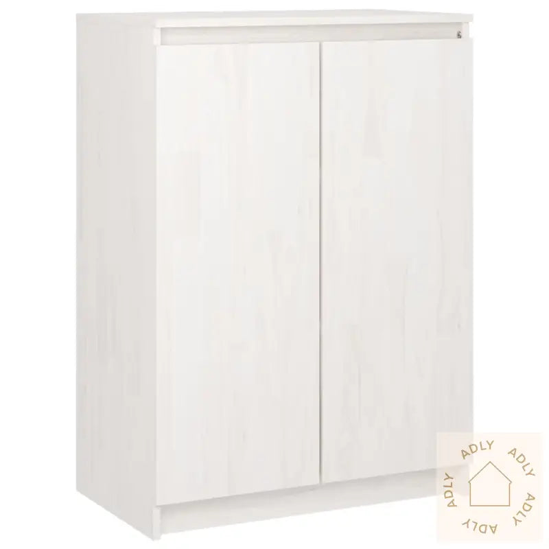 Sideskap 3 Stk Hvit Heltre Furu
