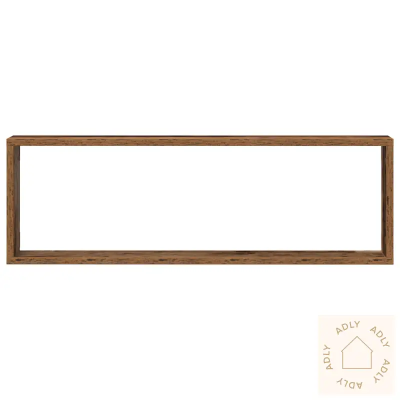 Vegghyller 2 Stk Gammelt Tre 80X15X26 Cm Konstruert Tre