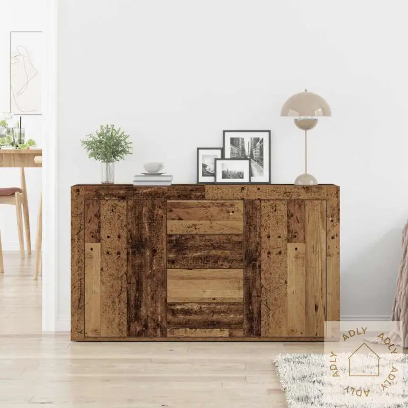 Sideboard Gammelt Tre Massivt Gjenvunnet Tre 120 X 36 X 69 Cm