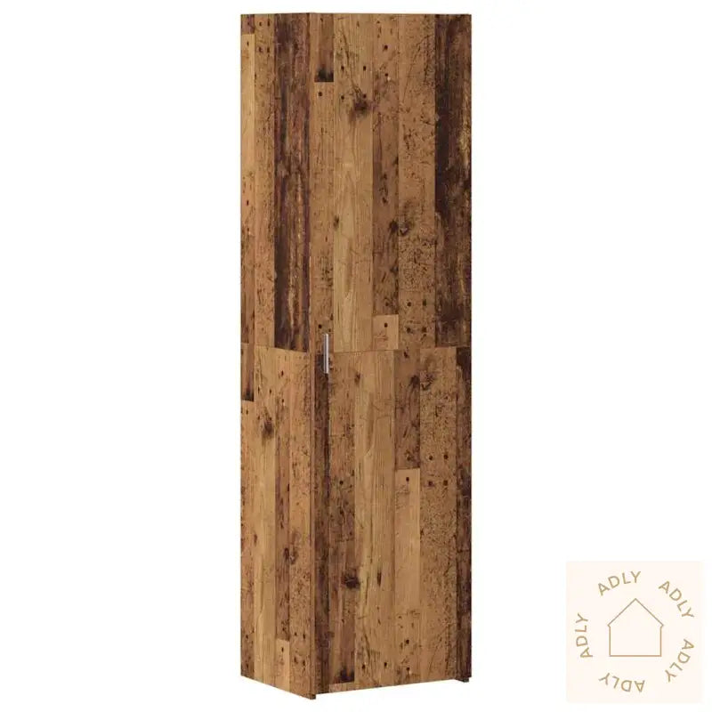 Highboard Gammelt Tre 50X42.5X185 Cm Konstruert Tre