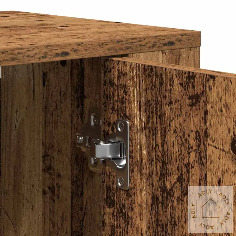 Highboard Gammelt Tre 80X33X150 Cm Ingeniørtre