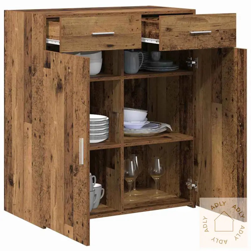 Lagringsskap Gammelt Tre 80X42.5X93.5 Cm Ingeniørtre
