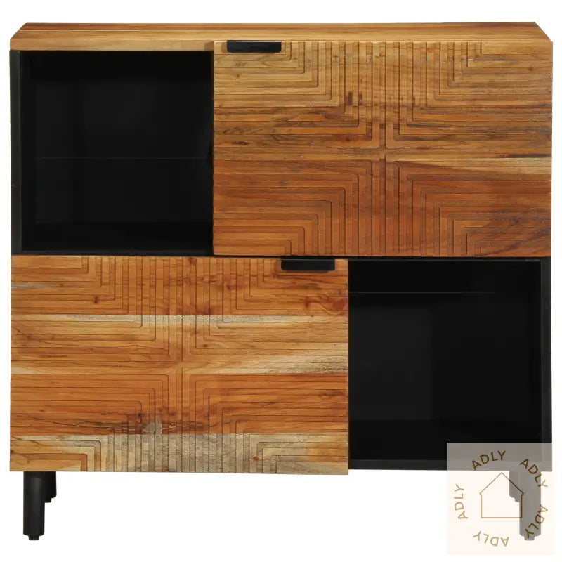 Sideboard 80X33X75 Cm Solid Wood Acacia