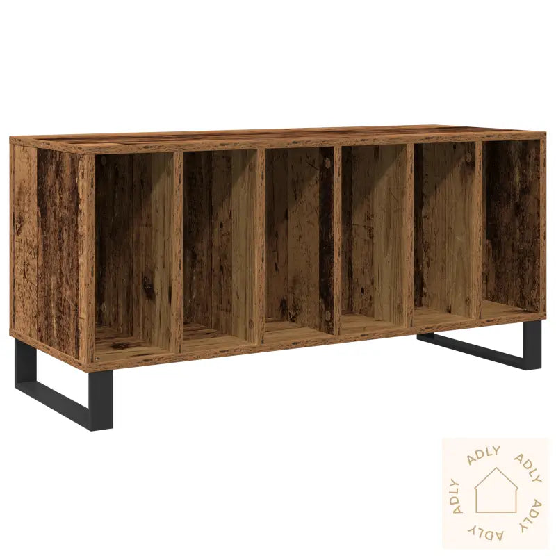 Record Cabinet Gammelt Tre 100X38X48 Cm Ingeniørtre