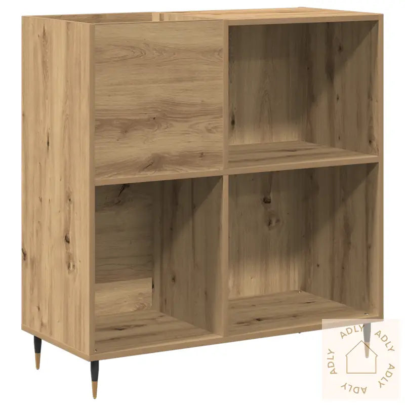 Record Cabinet Gammelt Tre 84,5X38X89 Cm Konstruert Tre