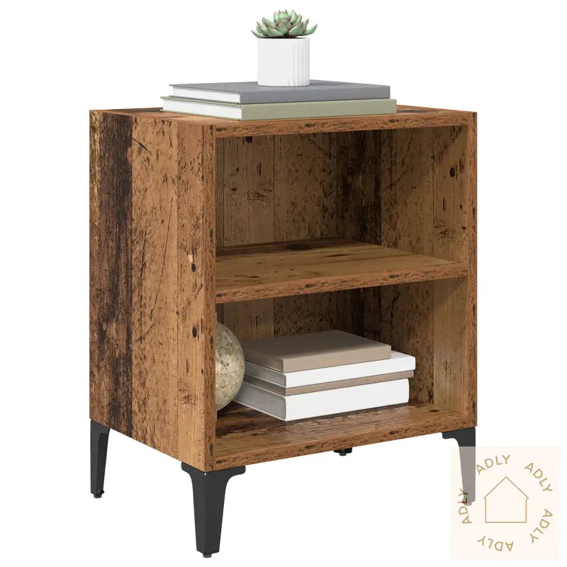 Nattbord Gammel Tre 40X30X50 Cm Konstruert Tre