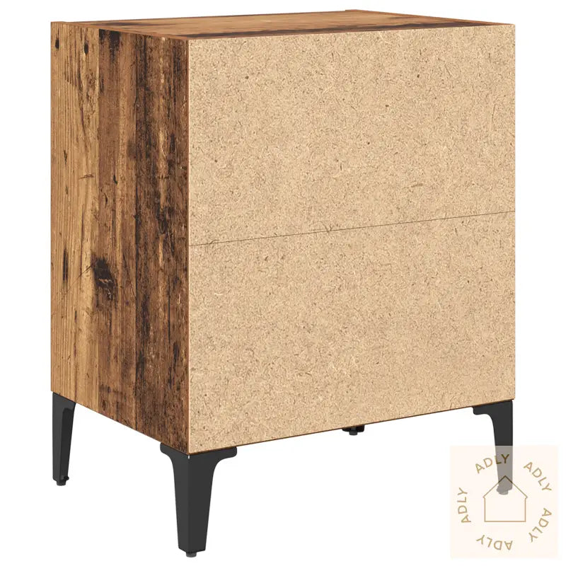 Nattbord Gammel Tre 40X30X50 Cm Konstruert Tre