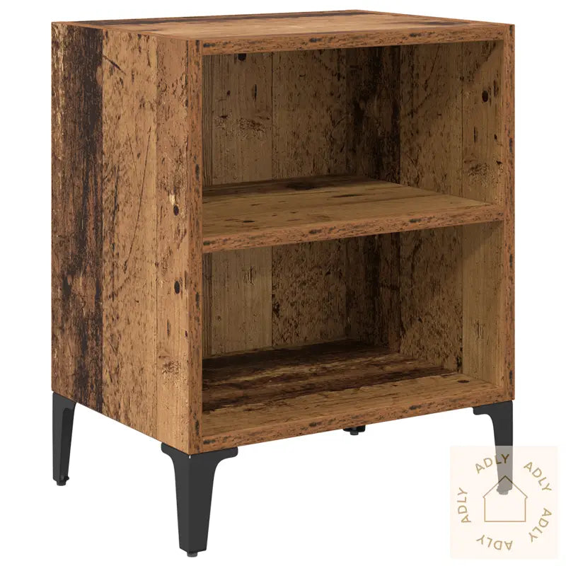 Nattbord Gammel Tre 40X30X50 Cm Konstruert Tre