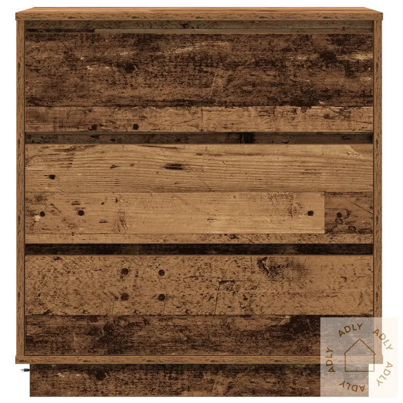 Nattbord Med Led Gamletre 71X34,5X75 Cm Konstruert Tre