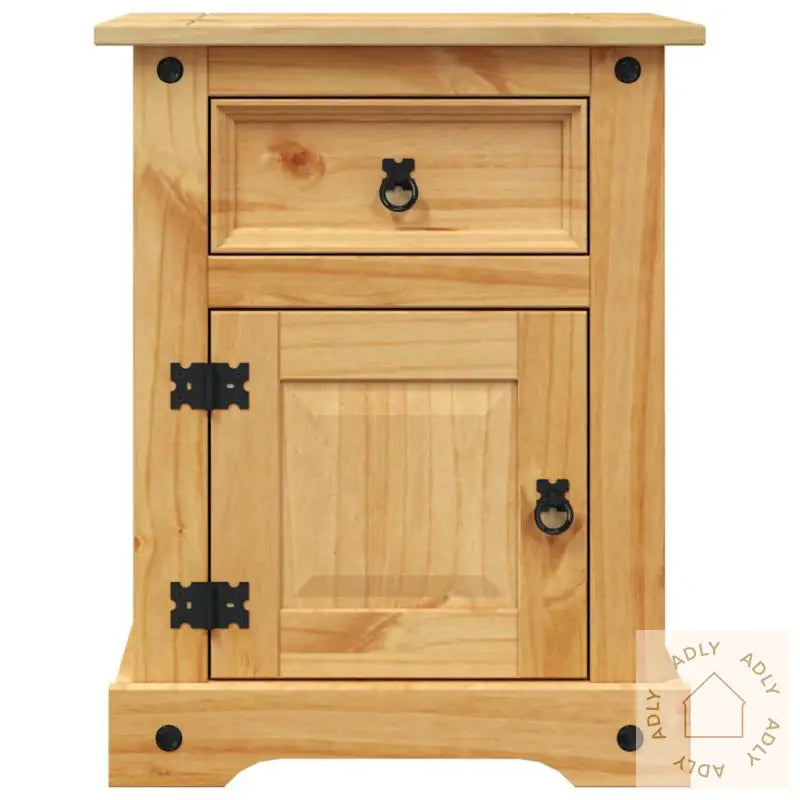 Nattbord Meksikansk Corona-Stil Furu 53X39X66 Cm