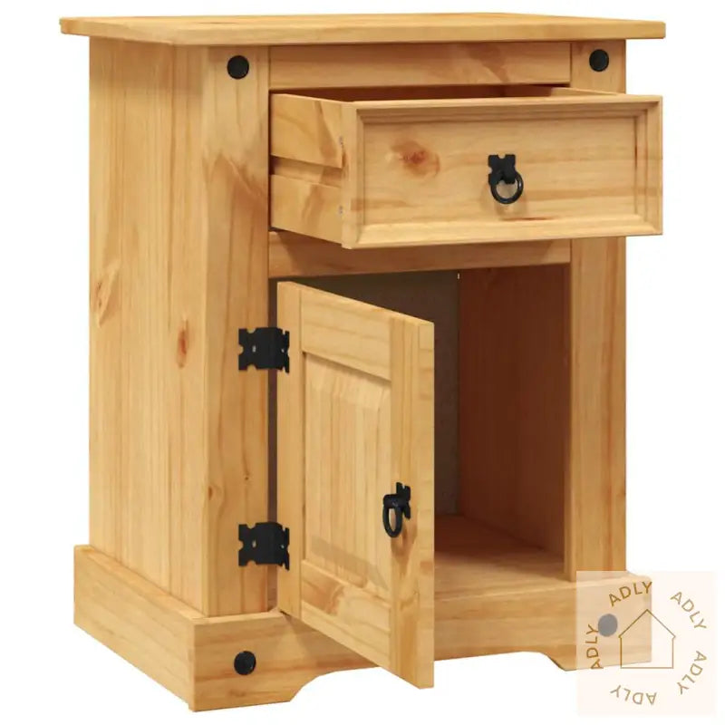Nattbord Meksikansk Corona-Stil Furu 53X39X66 Cm
