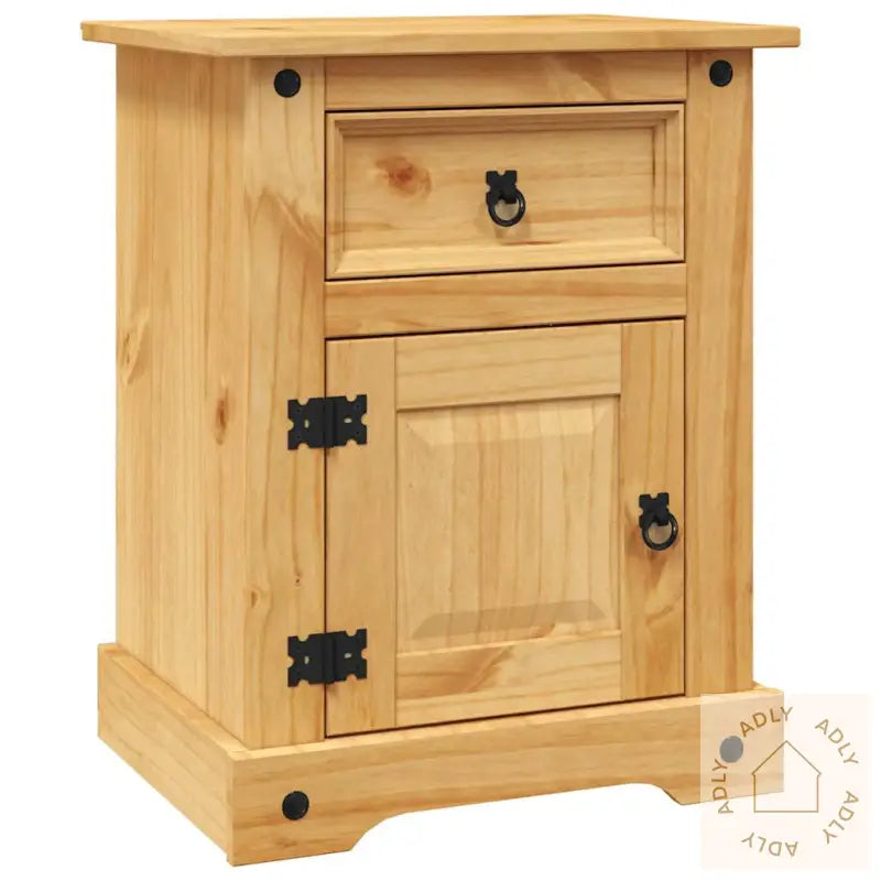 Nattbord Meksikansk Corona-Stil Furu 53X39X66 Cm