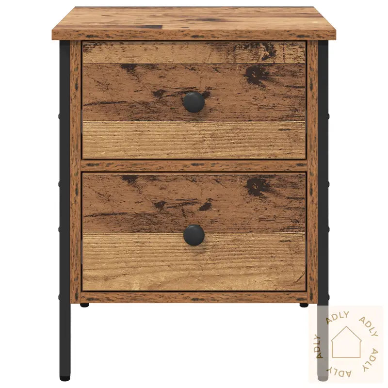 Nattbord Gammelt Tre 40X42X50 Cm Konstruert Tre