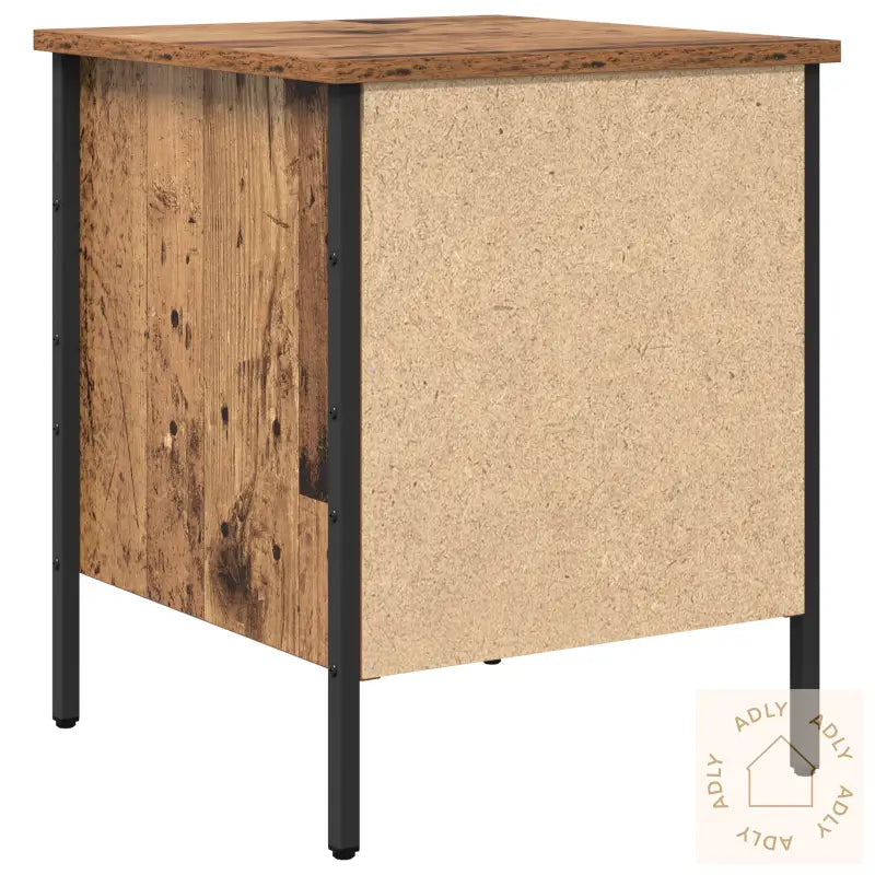 Nattbord Gammelt Tre 40X42X50 Cm Konstruert Tre