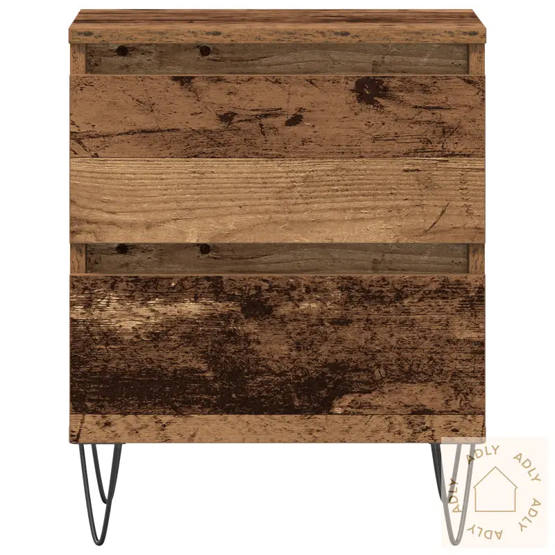 Nattbord 2 Stk Gammelt Tre 40X35X50 Cm Ingeniørtre