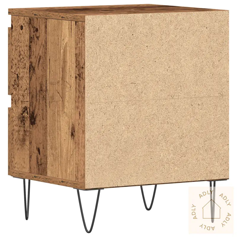 Nattbord 2 Stk Gammelt Tre 40X35X50 Cm Ingeniørtre