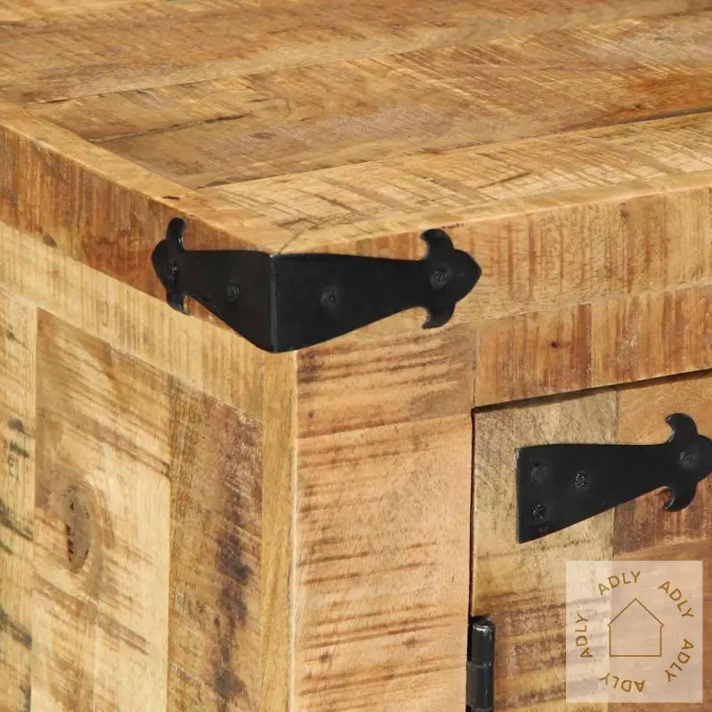 Sideboard 55X35X70 Cm Massivt Tre Grov Mango
