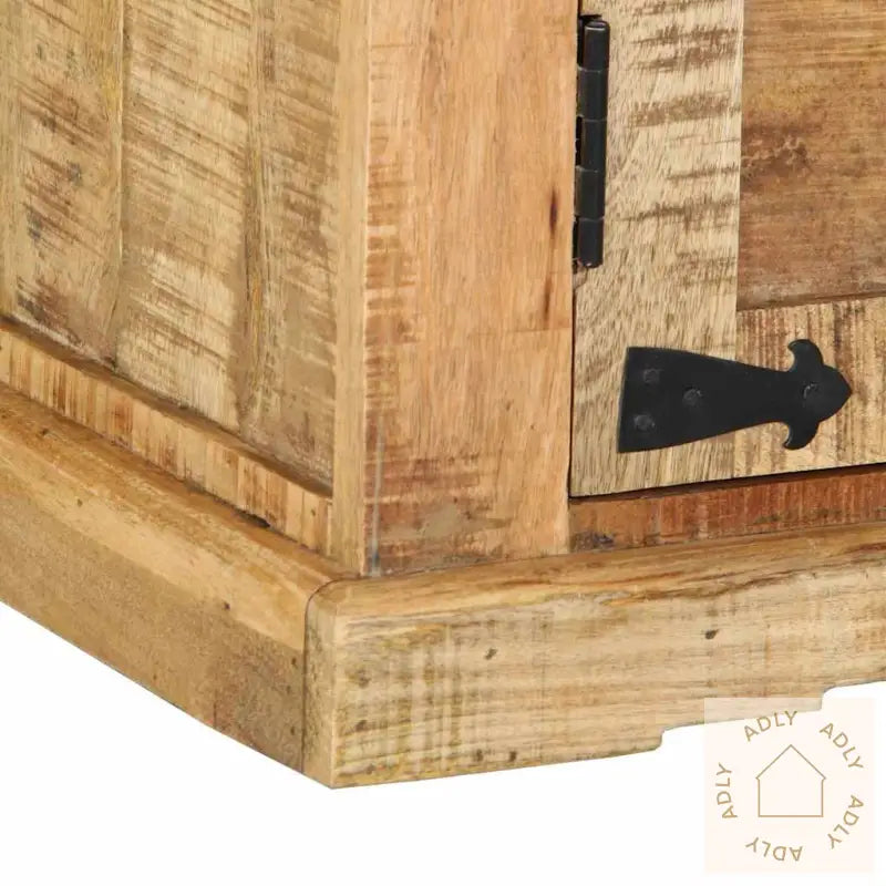 Sideboard 55X35X70 Cm Massivt Tre Grov Mango