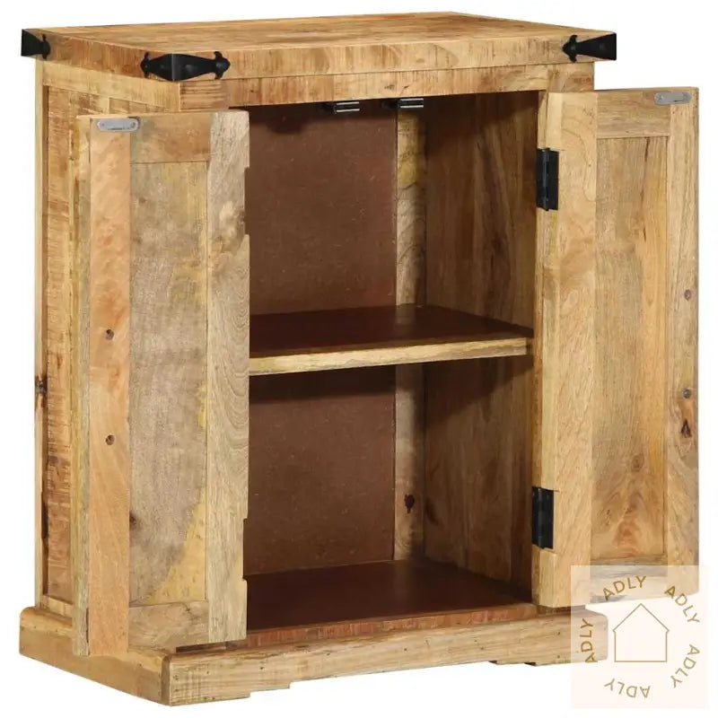 Sideboard 55X35X70 Cm Massivt Tre Grov Mango
