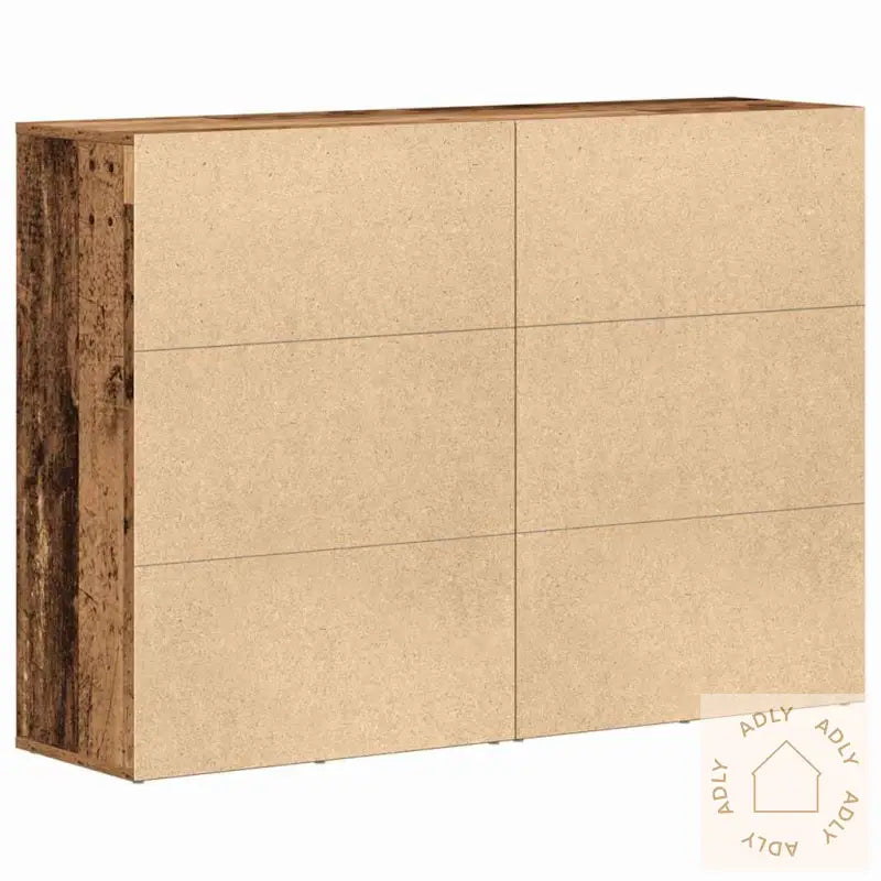 Sideboards 2 Stk Gammelt Tre 60X31X84 Cm Ingeniørtre