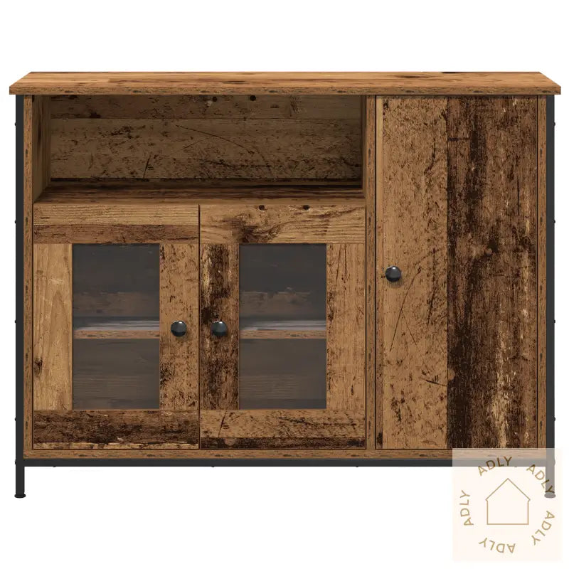 Sideboard Gamle Tresorter 100X35X75 Cm Konstruert Tre