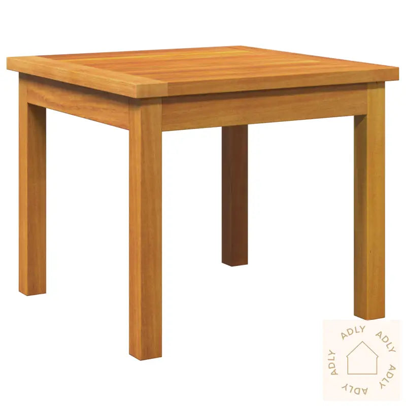 Sidebord 45X45X38 Cm Massivt Akasietre