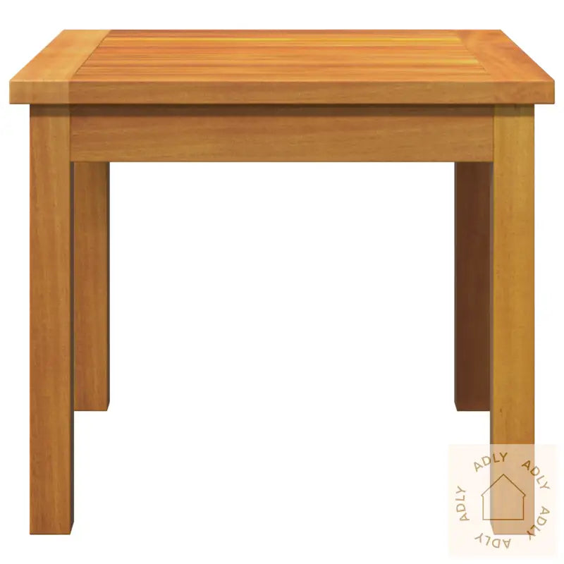 Sidebord 45X45X38 Cm Massivt Akasietre