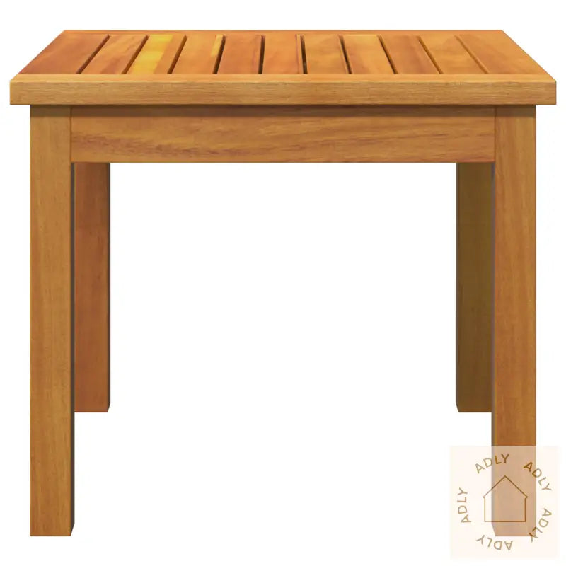 Sidebord 45X45X38 Cm Massivt Akasietre