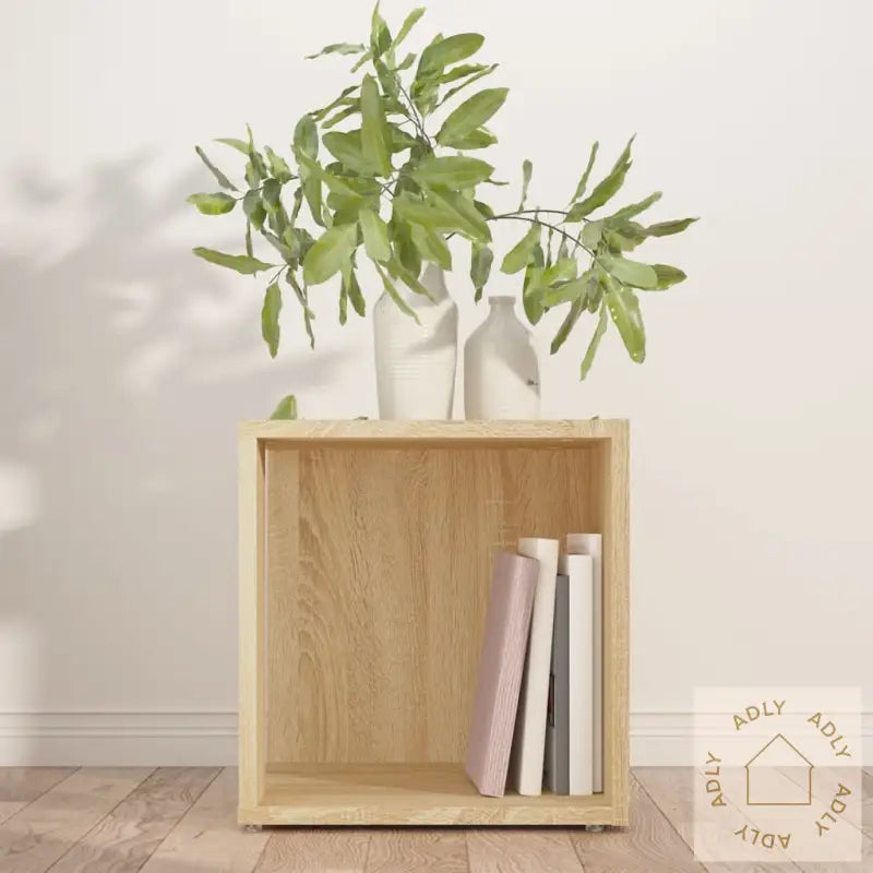 Sidebord Sonoma Eik 33X33X34,5 Cm Konstruert Tre