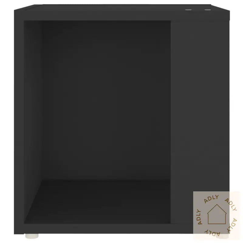 Sidebord Svart 33X33X34,5 Cm Konstruert Tre