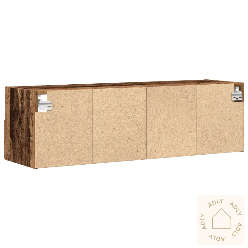 Tv Veggskap Gamle Tre 100X30X30 Cm Konstruert Tre