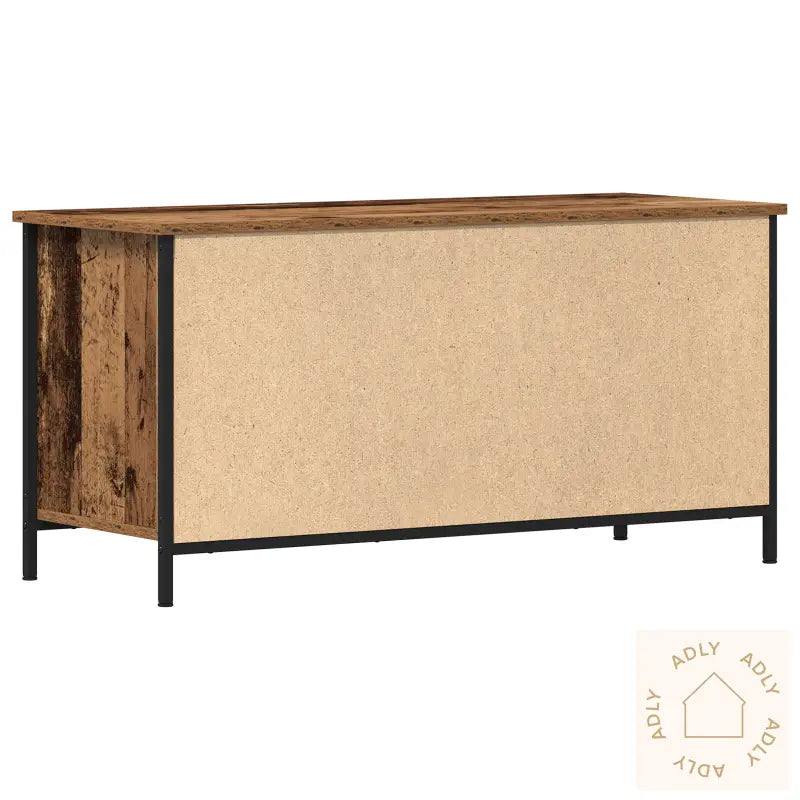 Tv-Skap Gamle Tre 100X40X50 Cm Konstruert Tre Og Stål
