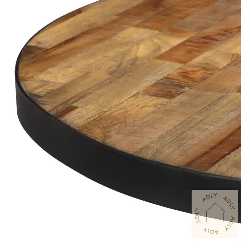 Barbord Rundt Ø55X40 Cm Gjenvunnet Heltre Teak
