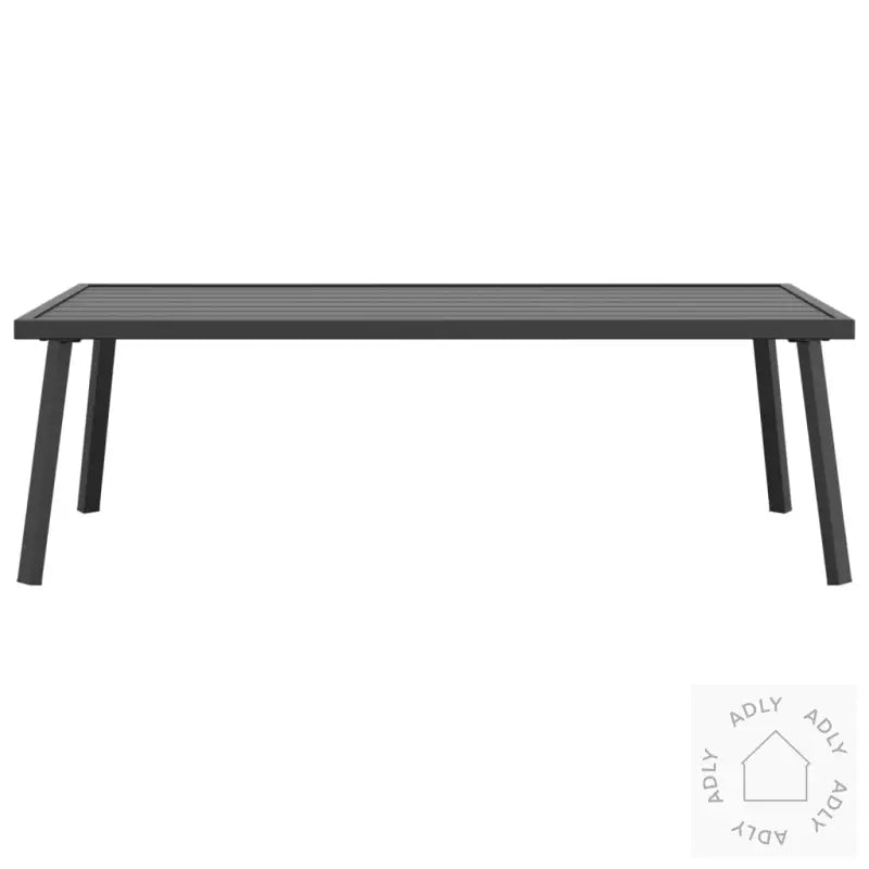 Utendørs Salongbord Antrasitt 110X55X35Cm Stål