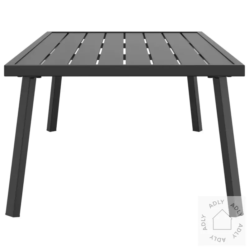 Utendørs Salongbord Antrasitt 110X55X35Cm Stål