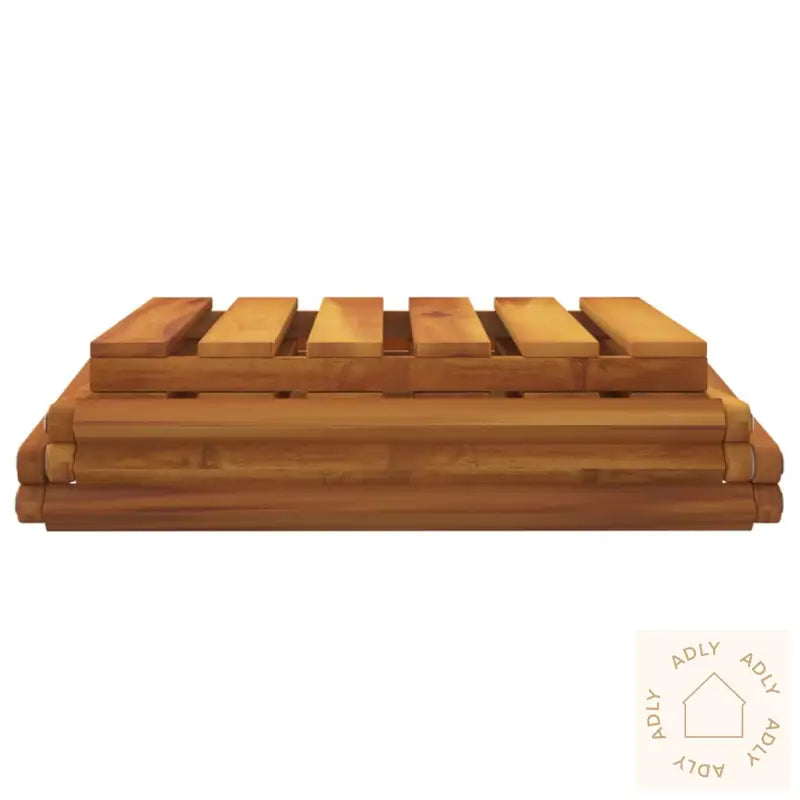 Sammenleggbar Hylle 3 Lag Brun 43X31X63 Cm Heltre Akasie