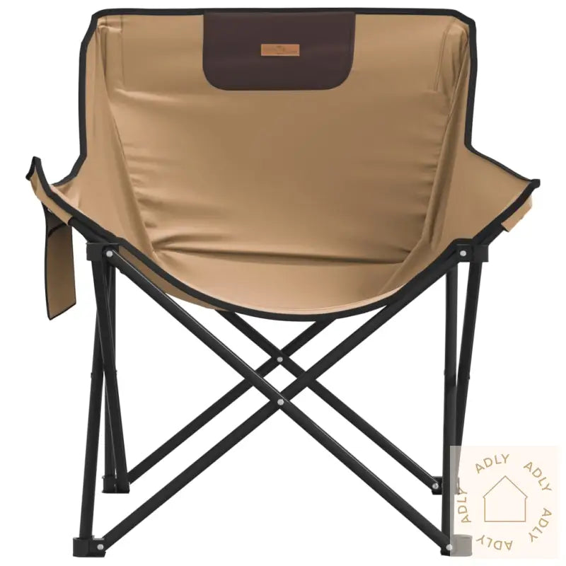 Campingstoler Med Lomme 2 Stk Sammenleggbar Brun
