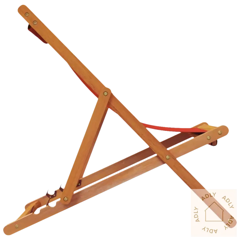 Sammenleggbar hagestol med slitesterkt polyesterstoff og enkel transport