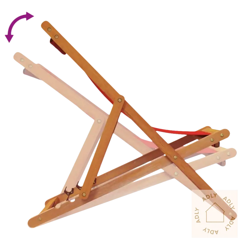 Sammenleggbar hagestol med slitesterkt polyesterstoff for enkel transport og komfort