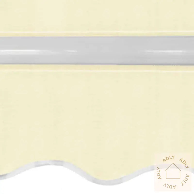 Foldbar Markise Manuell 600 Cm Kremhvit