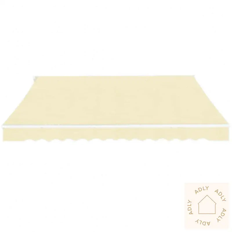 Foldbar Markise Manuell 600 Cm Kremhvit