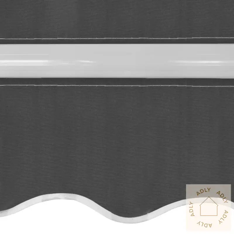 Foldbar Markise Manuell 500 Cm Antrasitt