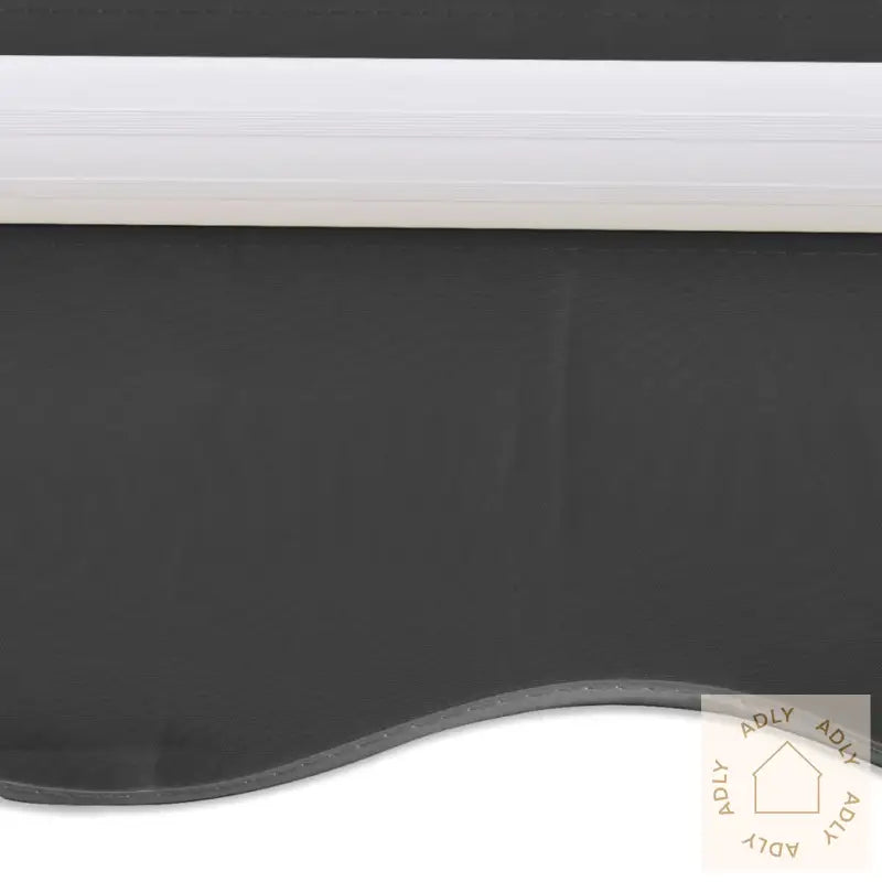 Foldbar Markise Manuell 300 Cm Antrasitt