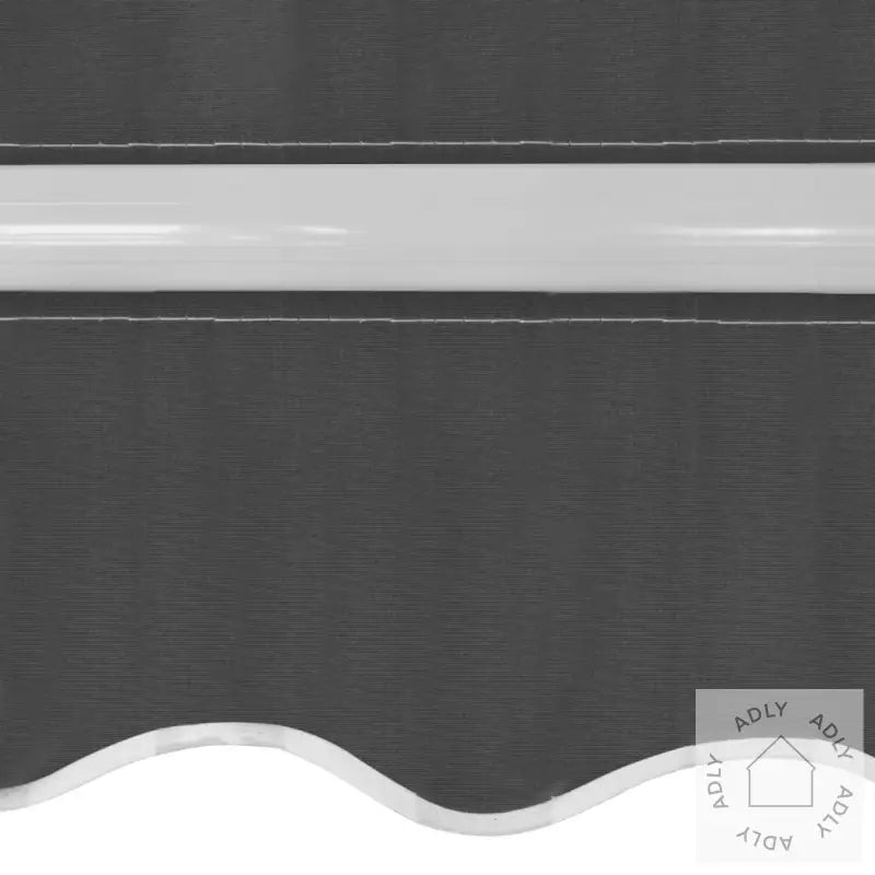 Foldbar Markise Manuell 450 Cm Antrasitt