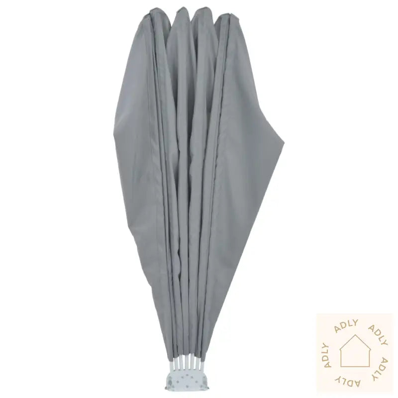 Sammenleggbar Sidemarkise For Terrasse Grå 200 Cm