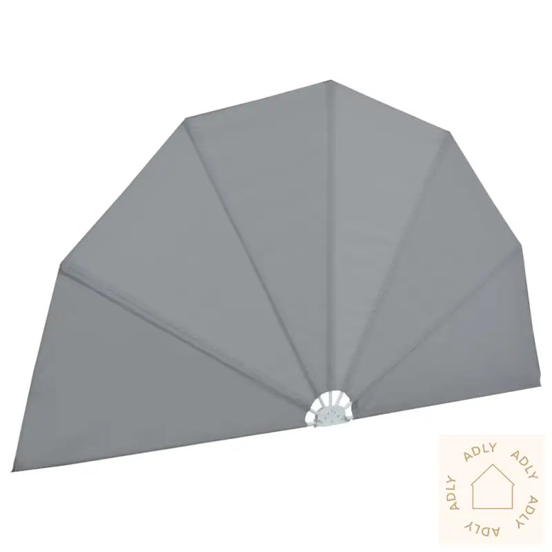 Sammenleggbar Sidemarkise For Terrasse Grå 200 Cm